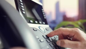 Close-up-of-phone-for-office